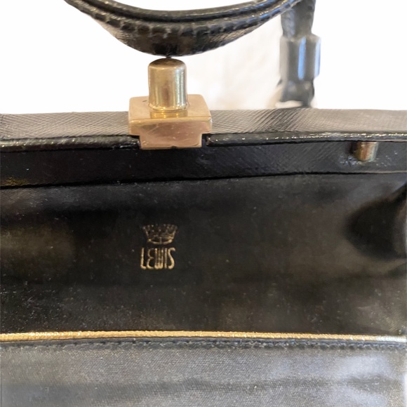 Vintage Crown Lewis Box Style Purse - Picture 4 of 6